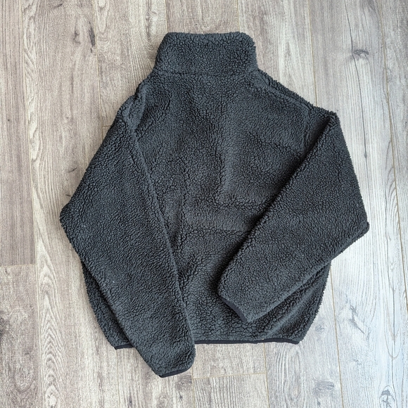 Urban Outfitters Cozy Black Sherpa Teddy Jacket - Picture 4 of 12